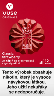 Classic Strawberry: Vzrušující spojení sladkých jahod a jemných zelených tónů.