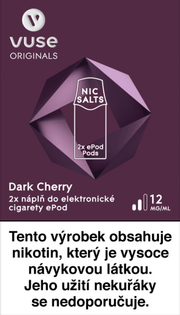 Dark Cherry: Intenzivní příchuť tmavých třešní s podtóny černého rybízu a červeného ovoce.